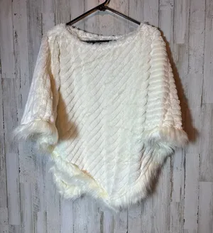 Marc New York Faux‎ Fur Ponco Size L/XL thumbnail 1