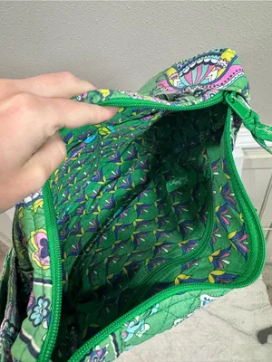 Vera Bradely Emerald Pasiley Bag thumbnail 8