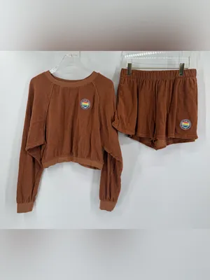 Beach Riot Tundra Sweatshirt Organic Cotton Terry Sandy Dunes size large thumbnail 2
