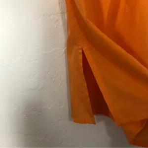 Ruby n Style Orange Cotton Cutout Embroidery Beaded Cap Short Sleeve Blouse thumbnail 6