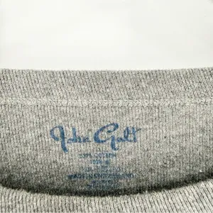 Brandy Melville John Galt Georgetown Long Sleeve Tee‎ Women's One Size Grey Campus Core thumbnail 5