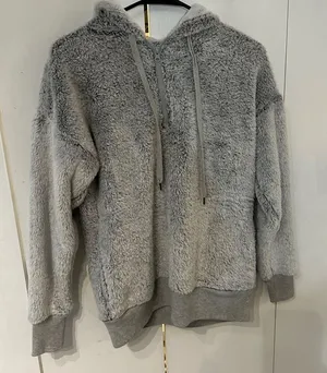 Aerie XS Gray Cozy Fleece Womens thumbnail 1