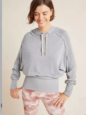 Free People Movement Ready Go Hoodie Women's XS Relaxed Workout Casual Top Grey thumbnail 1
