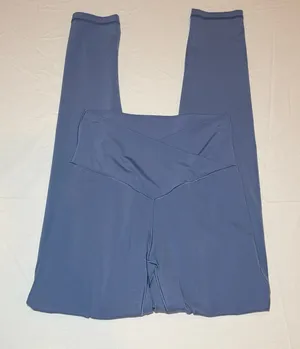 Aerie Offline Real Me Crossover Monaco Blue Hi-Rise Leggings M Long EUC thumbnail 1