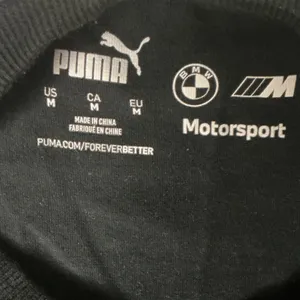 Puma‎ BMW M Motorsport Womens Crop Long Sleeve Top Black Medium thumbnail 8