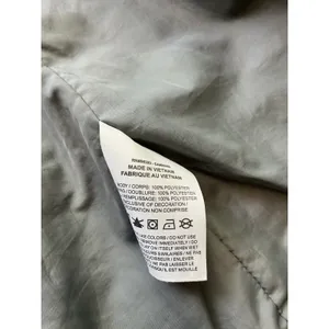 Nike Womens Puffer Vest Grey Purple Colorblock Quilted Full Zip Size Large thumbnail 7