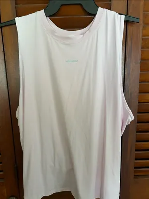 lululemon light pink sleeveless workout tank thumbnail 1