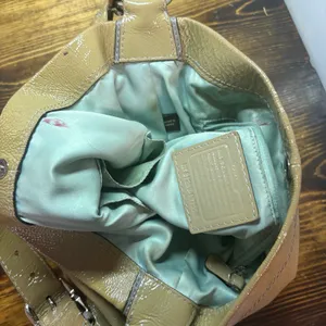 Coach Peyton‎ Green Patent Shoulder Bag thumbnail 12