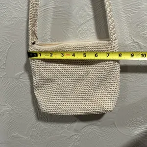 The Sak Crochet Mini Purse Crossbody Off White thumbnail 7