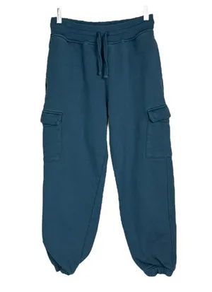 Oner Active All Day Cargo Joggers Sz Medium Teal Blue Pocket Sweatpants thumbnail 4