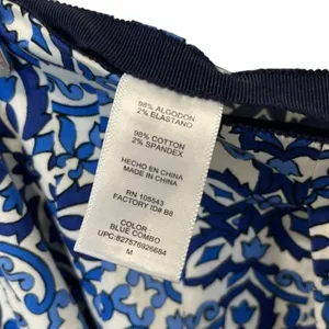 New Milly for Design‎ Nation floral skirt blue white unlined side zipper medium thumbnail 8