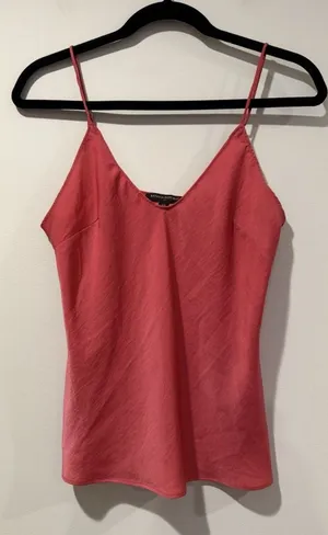 Banana Republic Tank Top Camisole Cami Womens XS Pink Basic Layer Base Minimal thumbnail 1