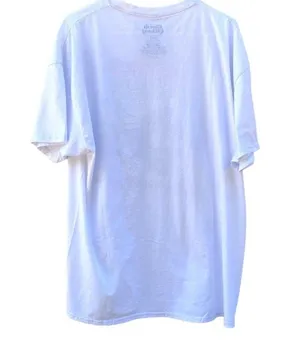 Cheech & Chong Womens plus size 0X/1X short sleeve white graphic tee thumbnail 2