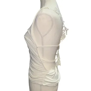 Strappy lace back top White Size M thumbnail 3