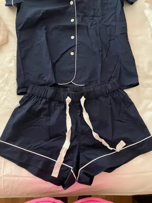 J. Crew Pajama short set in end-on-end cotton thumbnail 5