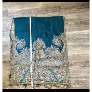 Blue shawl Blue thumbnail 8