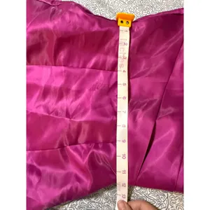 NWT Lulus Size XS Small Letha Magenta Taffeta One-Shoulder Maxi Dress Pink thumbnail 7