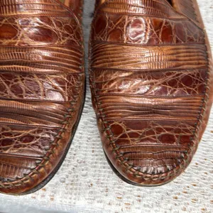 Mazlan brown leather slip on penny loafers super cute and. Pmgu size 9.5 thumbnail 4