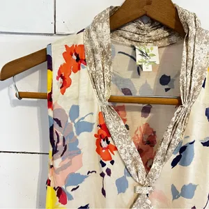 Anthropologie Weston Wear Sleeveless Floral Tunic. Size Medium. thumbnail 4