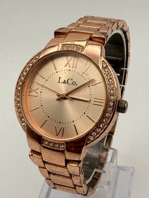 Elegant L&Co. Timepieces Women's Rose Gold Dress Watch, Working thumbnail 1
