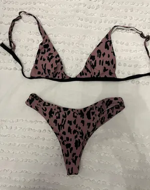 SheIn Cheetah Bikini thumbnail 1