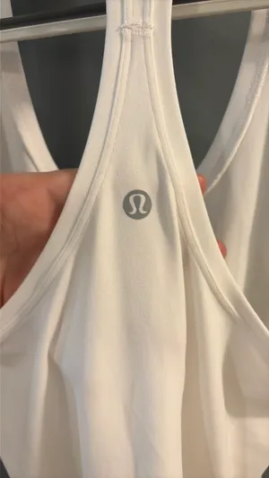 Lululemon white tank top thumbnail 4
