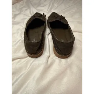 Carlos Brown Suede Jessa Loafers Tassel Stud Design Size 8.5 thumbnail 4