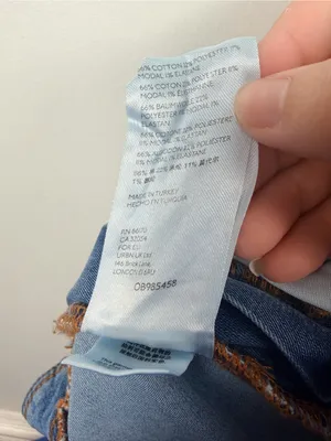 Free people we the free ultra flare pull on denim jeans size 27 thumbnail 6