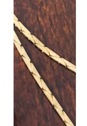 Vintage Flower Gold Tone Lariat Necklace thumbnail 5