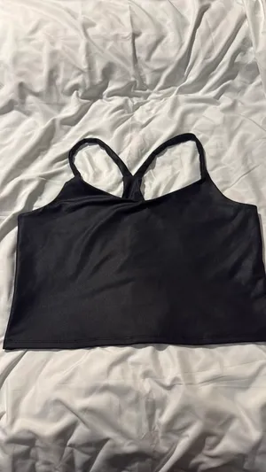 Abercrombie black crop top L thumbnail 4