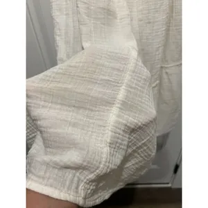 Wonderly White Maxi Dress Size Medium Cotton Sleeveless Tiered Boho Beach Bride thumbnail 3