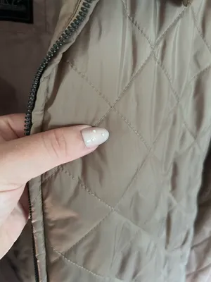Levi’s | Tan Diamond quilted bomber puff jacket with corduroy collar thumbnail 5