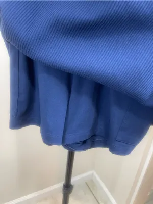 PINK Victoria's Secret Navy Blue Ribbed Tank Dress thumbnail 3