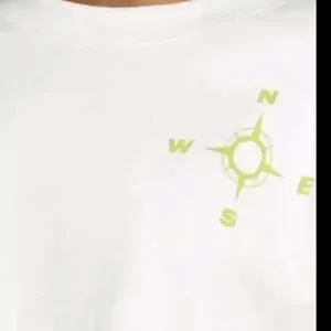BP. Crop‎ Organic Cotton Sweatshirt Women’s Size Medium White Cropped Graphic thumbnail 4
