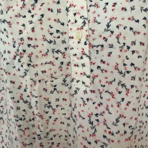 Old Navy Ditsy Floral Oversized Corduroy Tie Sleeve Top Womens size XL Cotton thumbnail 5