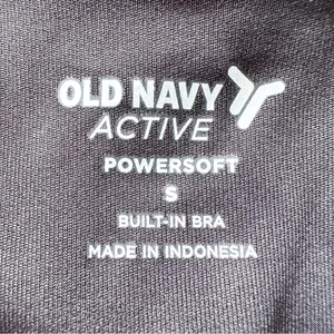 🆕Old Navy Active Black PowerSoft Square Neck Athletic Dress thumbnail 9