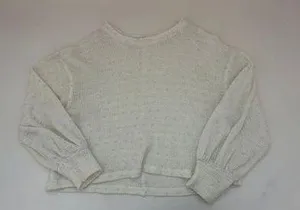 Altar'd State White Cropped Sweater thumbnail 1