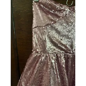 Nasty Gal NWT Pink Champagne Sequin Strapless Mini Dress US 6 Party Cocktail thumbnail 7