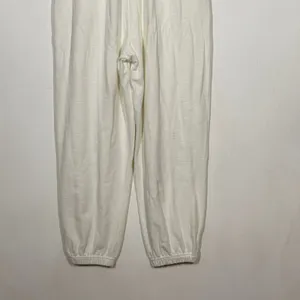 Free People Beach White Jogger Jumpsuit Medium White‎ Racerback Boho Loungewear thumbnail 4