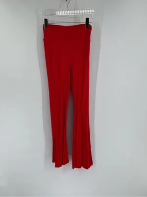 Year of ours‎ bright red flared pant size xs thumbnail 2
