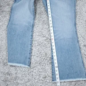 Wrangler Wrock 672 High Rise Kick Flare Jeans Light Wash Blue Cowgirl Size 30x28 thumbnail 9