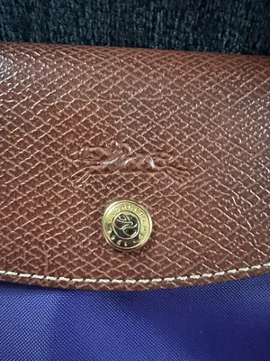 Large Longchamp Le Pliage Tote Purple thumbnail 2
