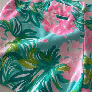 Lilly Pulitzer Callahan Knit Short Blue Ibiza‎ Pineapple Shake size 6 thumbnail 8