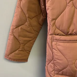 Isaac Mizrahi Quilted Barn Cognac Jacket- Small thumbnail 6