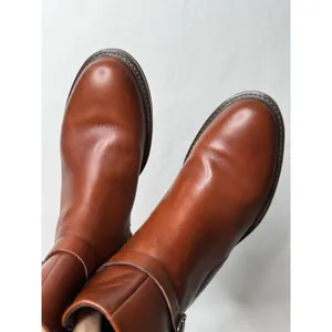 Ecco Sartorelle 25 Mid Ankle Boot Cognac Brown Leather Women Sz 40/9-9.5 Comfort thumbnail 16