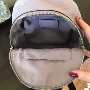 x Chelsea Champlain Leather Mini Charlie Backpack, Lilac Purple, F77899 thumbnail 11