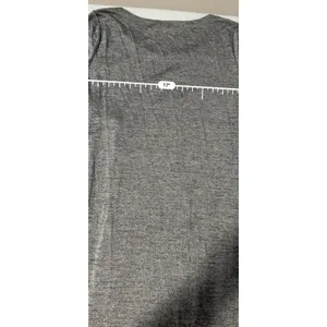 A Pea in the Pod Maternity Gray Heathered Side Ruched Sheath Dress Medium thumbnail 6