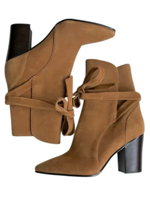 EUC Banana Republic Leather wheeled Split Shaft Boots Brown Size 8 thumbnail 1