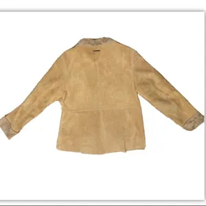 Vintage Guess Leather Coat with Faux Fur Lining thumbnail 2