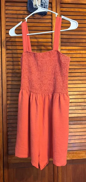 Coral Romper Orange Size M thumbnail 1